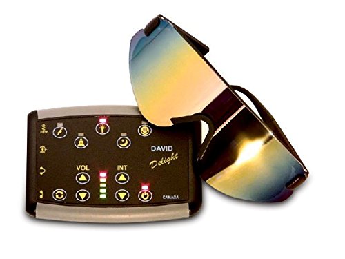 David Delight Light Therapy Sound Machine - White Noise & Sleep Aid with Soothing LED Lights for Relaxation, Meditation, and Better Sleep (Black)