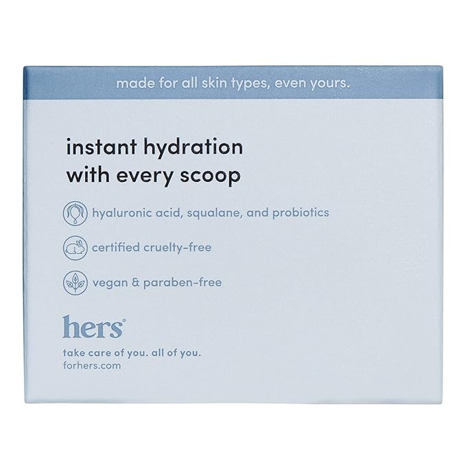 Hydrobounce Instant Moisturizer with Hyaluronic Acid & Squalane - Deep Hydration Face Cream for Dry, Oily & Sensitive Skin - Anti-Aging Formula Reduces Fine Lines - Probiotic Enriched Moisturizer (2 Pack) - Perfect for Daily Skincare Routine & Travel