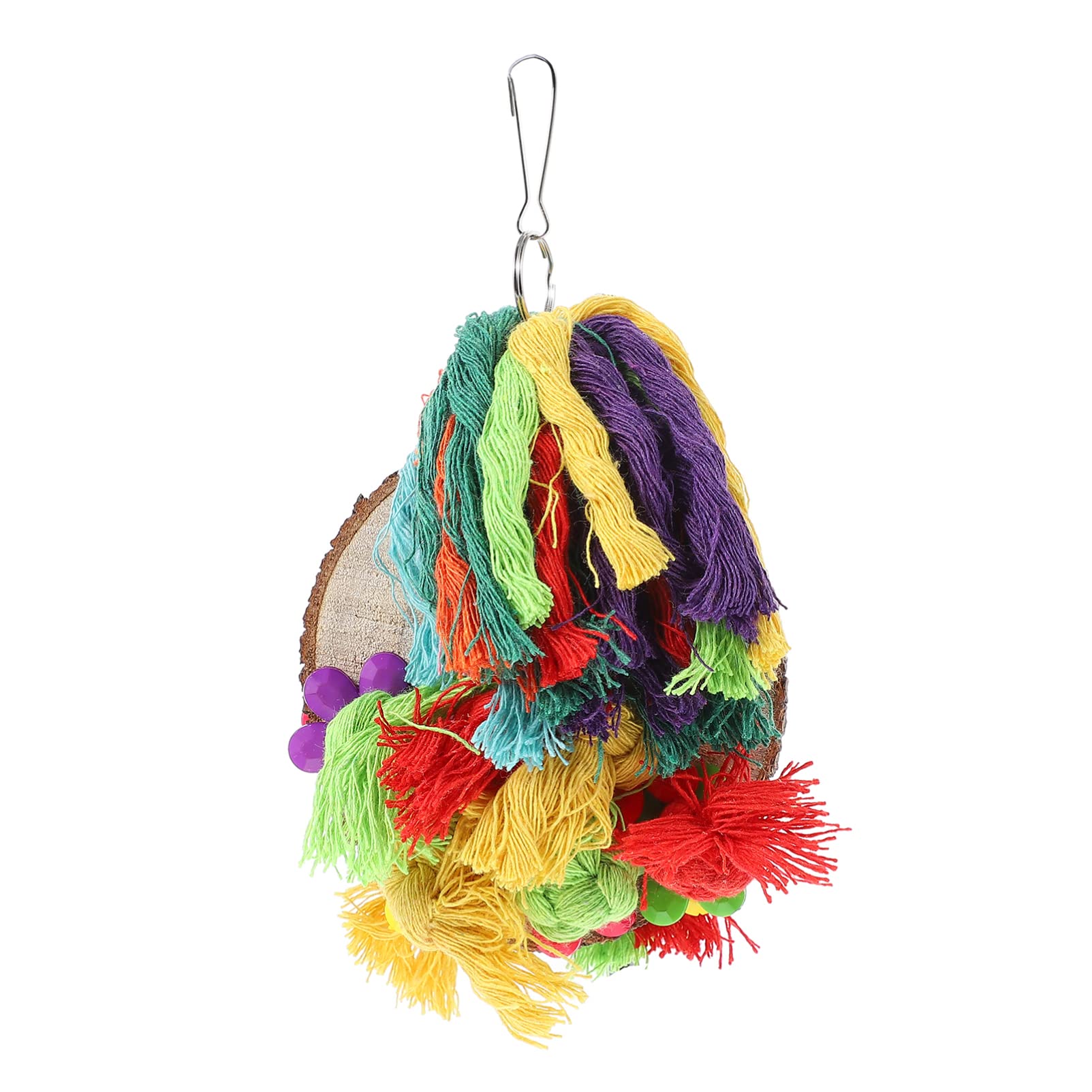 Best Parrot Chewing Toy - Hanging Bird Cage Toy for Parrots, Cockatiels & Pet Birds | Durable Rope Swing Chew Toy for Mental Stimulation & Beak Exercise | Perfect for Cage Enrichment & Playtime