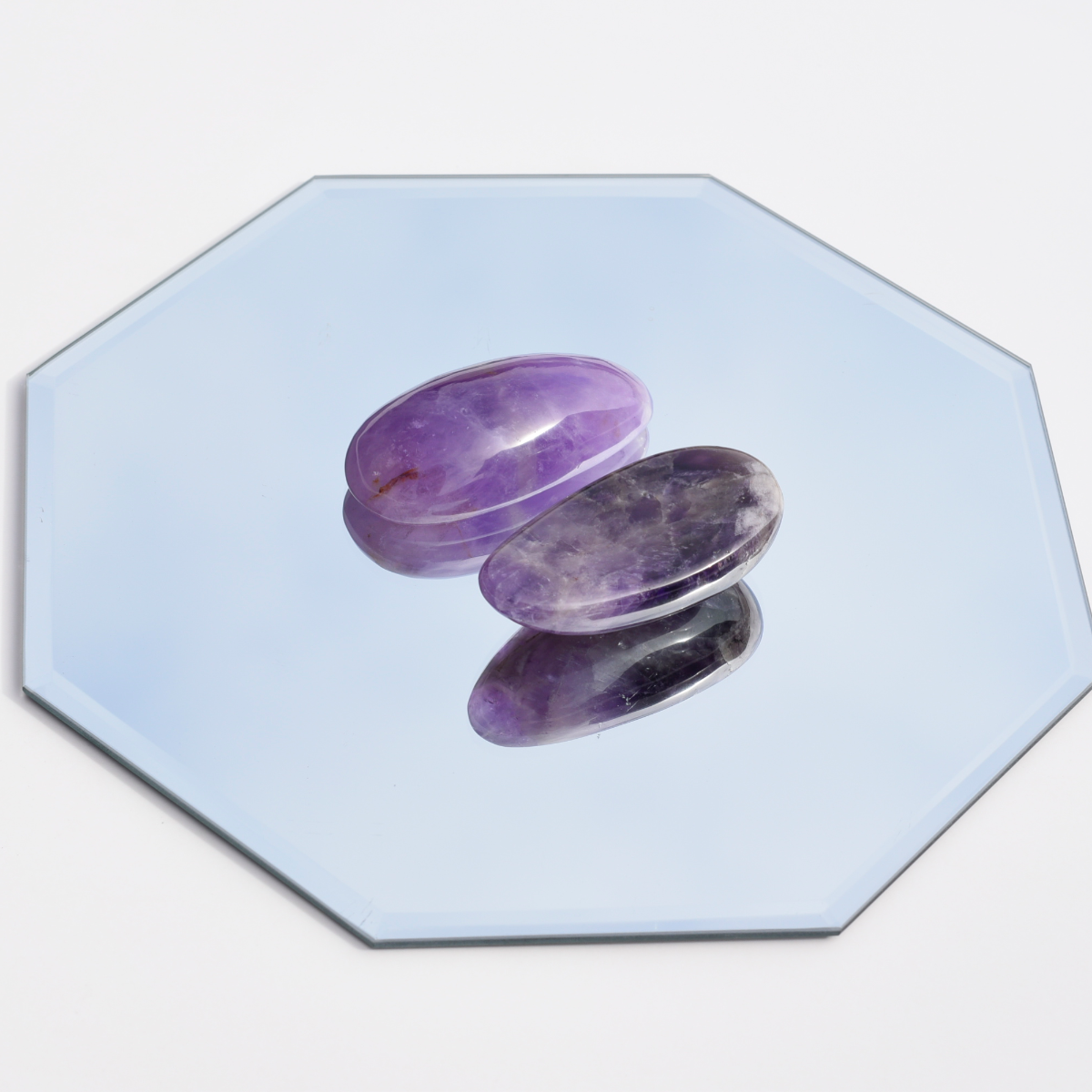 Amethyst Breast and Womb Massager for Women - Natural Crystal Healing Stone to Awaken Divine Feminine Energy - Perfect for Meditation, Self-Care, and Spiritual Wellness
