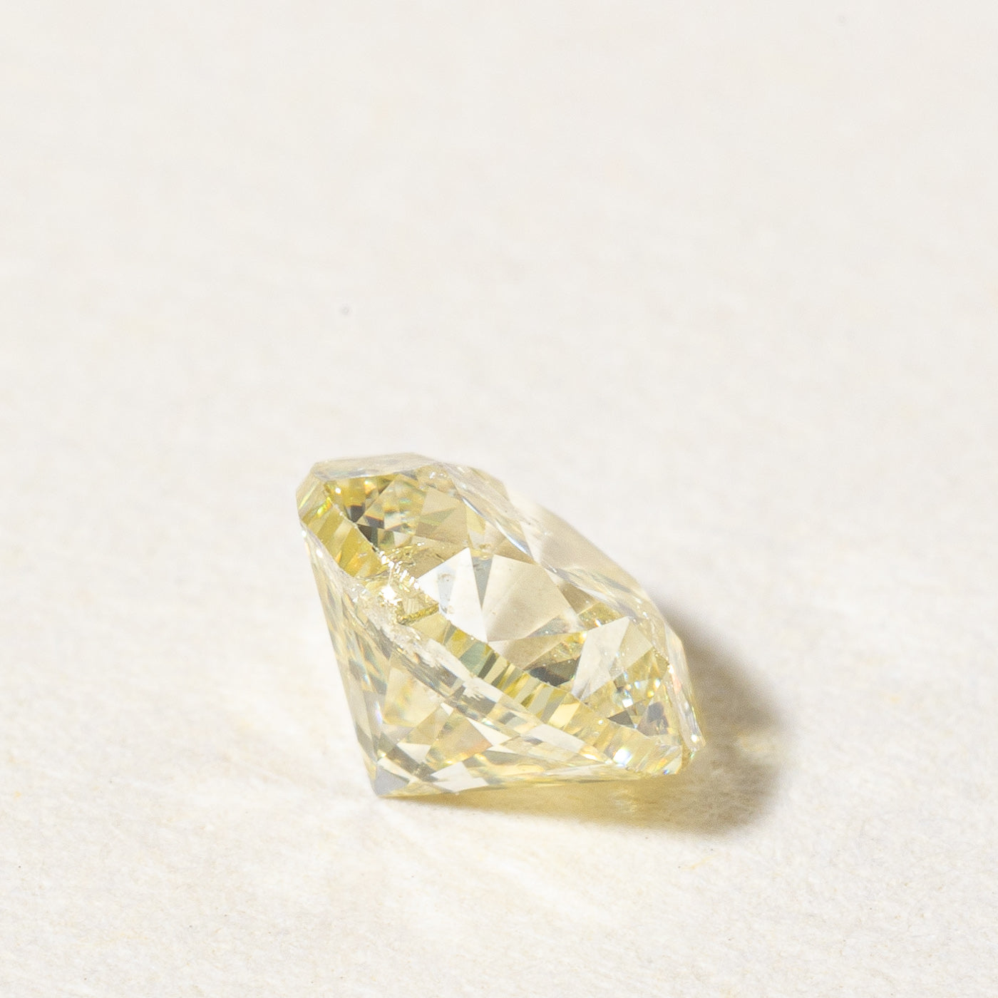 0.71ct Round Brilliant Cut Loose Yellow Diamond for Engagement Rings & Fine Jewelry Making | GIA Certified Natural Diamond