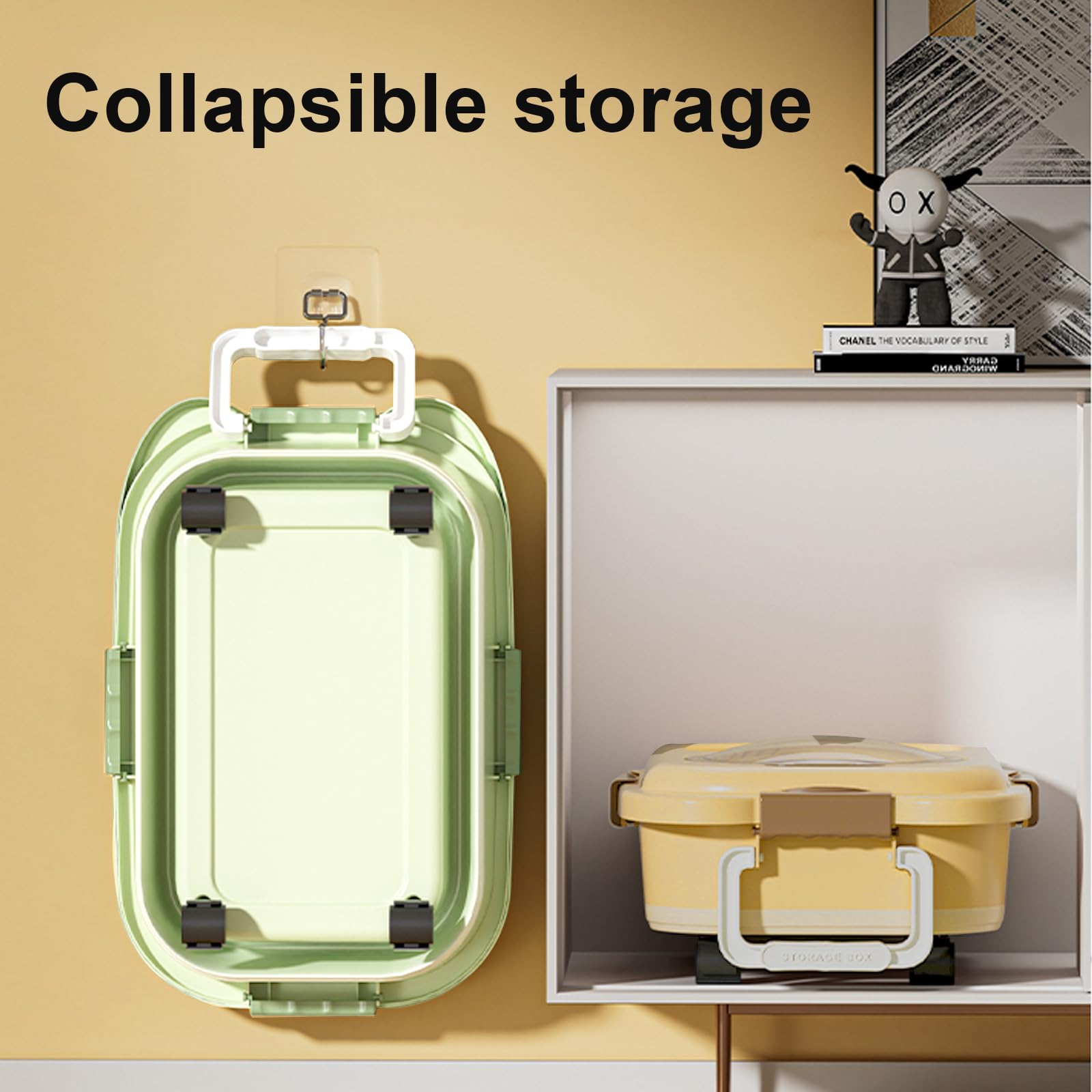 2-Pack Collapsible Dog Food Storage Container 18LB - Travel Silicone Bowl & Scoop Included - Airtight Pet Food Bin for Dogs, Cats, Birds & Litter - Keep Dry Food Fresh - Portable Design for Home & Travel (Green + Brown) - Perfect for Kitchen Storage, Camping & Road Trips