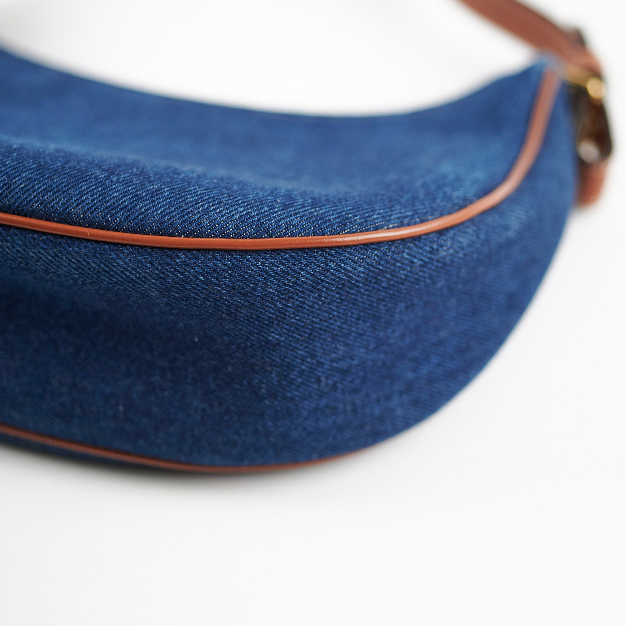 Celine Medium Ava Denim Shoulder Bag for Women | Luxury Designer Handbag | Perfect for Work, Travel & Everyday Use