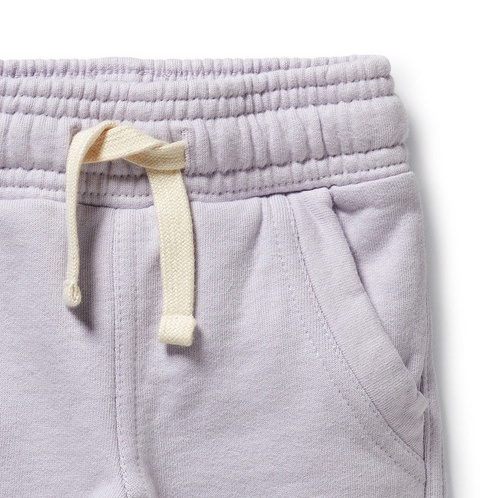 Organic Lavender Terry Sweatpants for Women - Soft Lounge Pants for Yoga, Sleep & Relaxation at Home