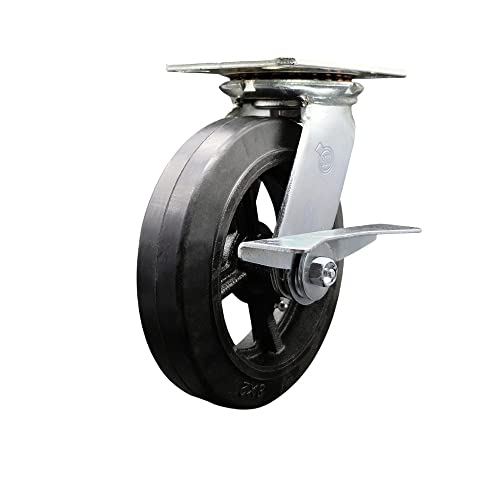 Swivel - Side Lock Brake - Black