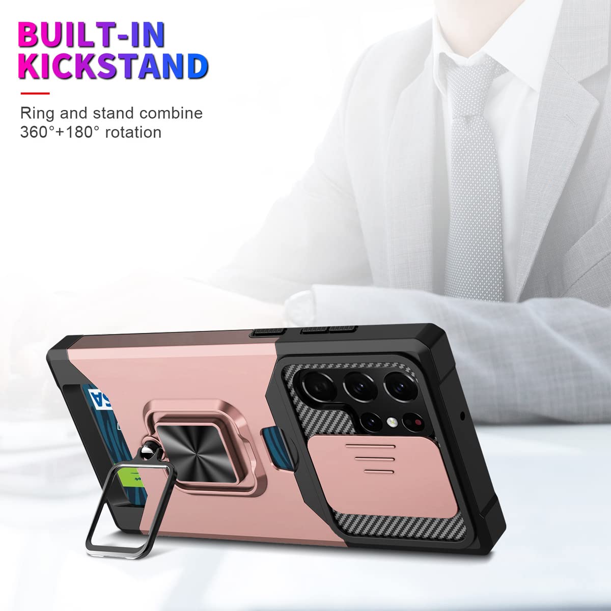 Premium Shockproof Hybrid Rugged Case for Samsung Galaxy S24 Ultra (6.8