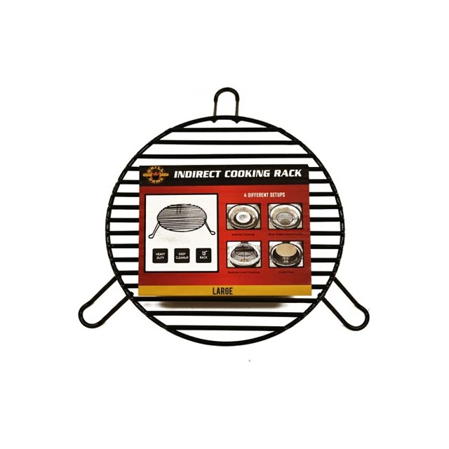 Grill Dome ICR L Indirect Cooking Rack - Large BBQ Grill Accessory for Smoking, Roasting & Slow Cooking | Perfect for Outdoor Grilling, Backyard Parties & Camping