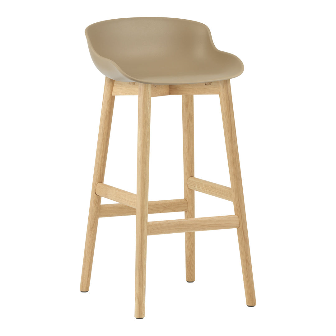 Premium Hyg Bar Stool with Solid Wood Base - Modern Kitchen Island & Home Bar Seating - Perfect for Dining, Entertaining & Small Spaces