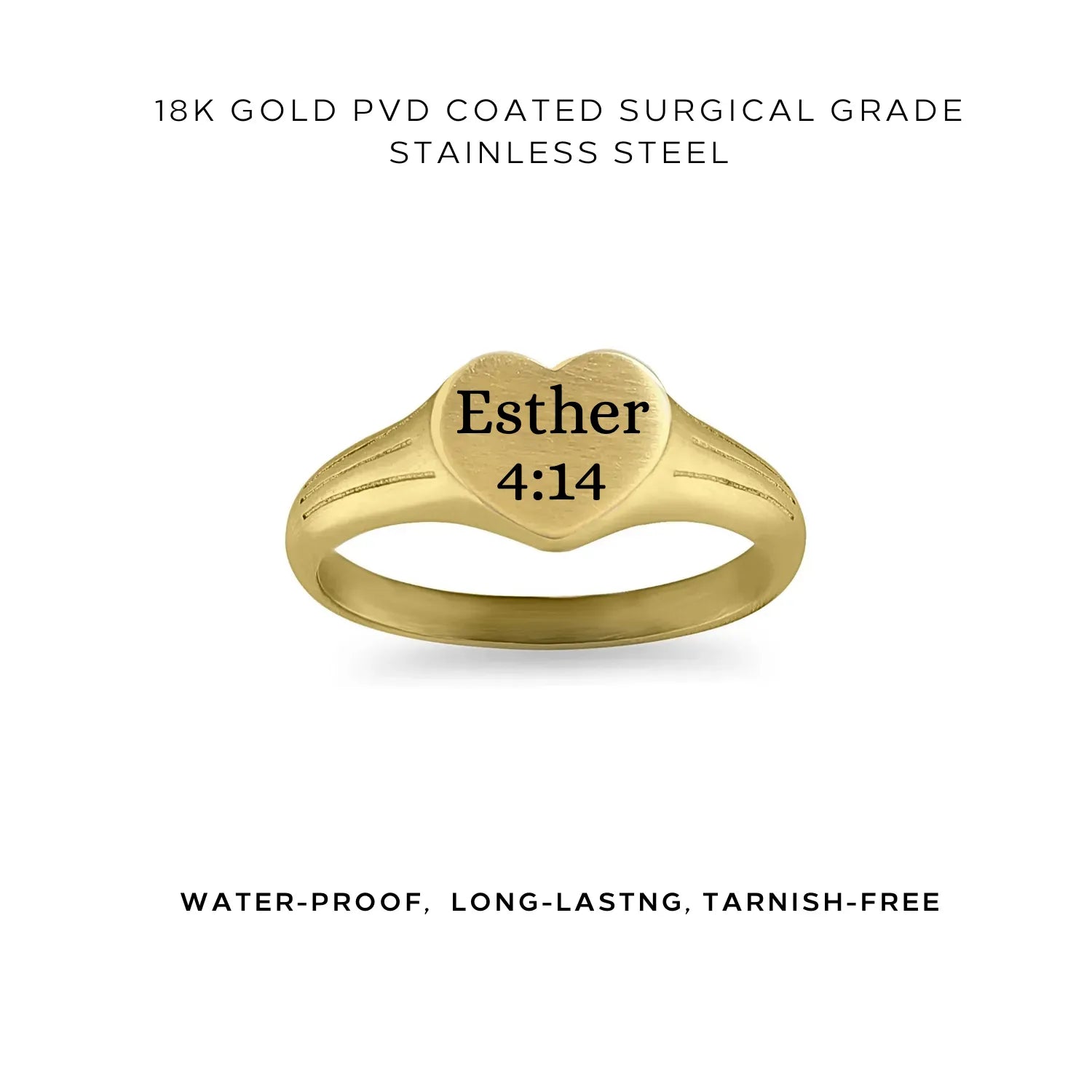 Personalized Heart Signet Engraved Ring - Custom Initials & Date - Sterling Silver or Gold Plated - $40.00 - Perfect for Anniversary Gifts, Couple Rings & Romantic Occasions