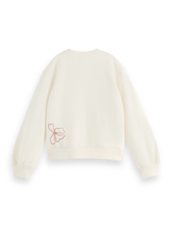 Scotch & Soda Front Artwork Sweatshirt - Stylish Graphic Pullover for Men & Women | Perfect for Casual Wear, Street Style & Everyday Comfort