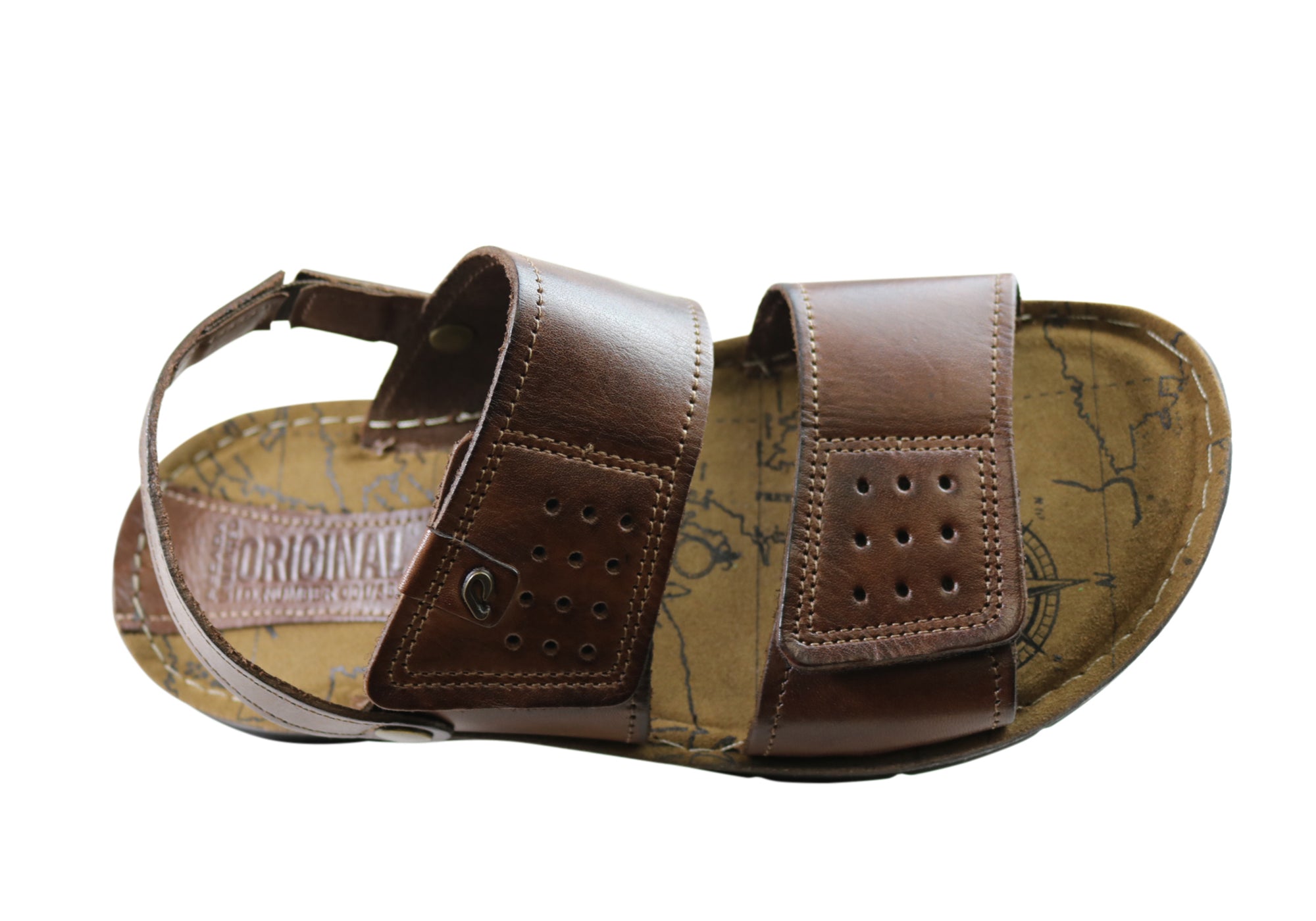 Premium Men's Leather Sandals - Handmade in Brazil - Comfortable & Durable for Beach, Travel & Casual Wear