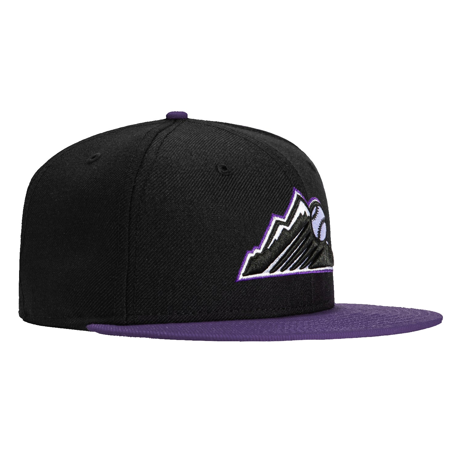 New Era 59Fifty Colorado Rockies 2025 City Connect Baseball Cap - Black & Purple MLB Game Hat for Men & Women - Perfect for Baseball Games, Sports Events & Streetwear Fashion