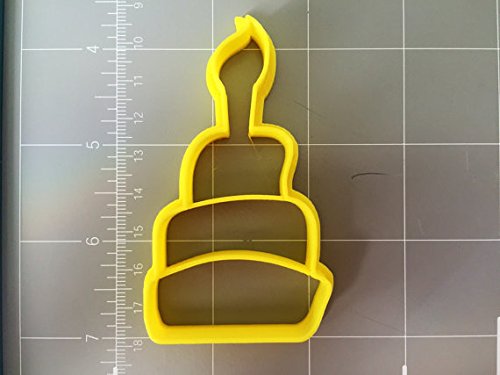Birthday Cake Cookie Cutter Set - Stainless Steel Baking Tools for DIY Cookies, Cupcakes & Party Treats - Perfect for Birthday Parties, Baby Showers & Holiday Baking