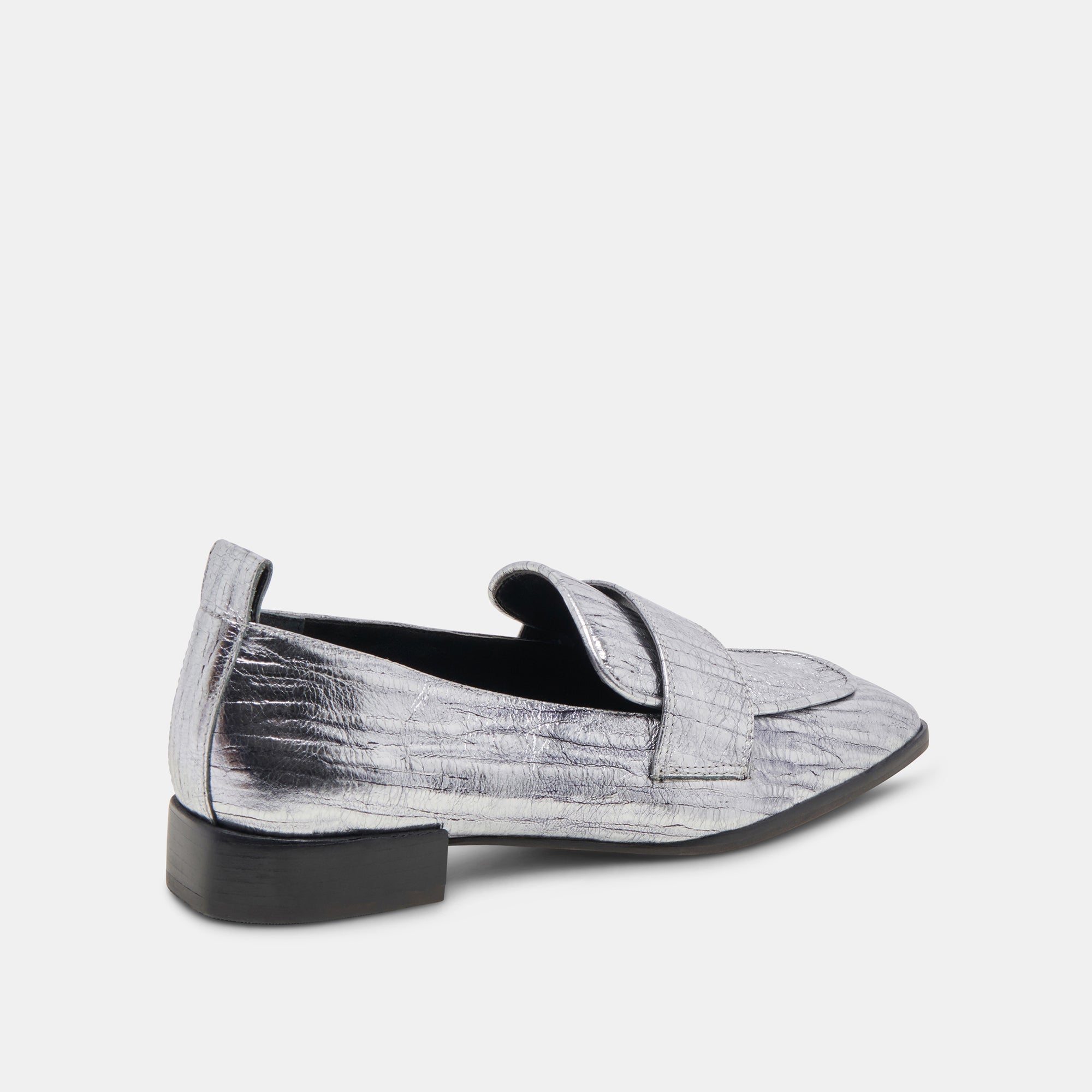 NYGEL Men's Leather Loafers in Graphite Metallic - Stylish & Comfortable Slip-On Shoes for Business Casual & Office Wear