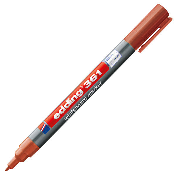 edding 361 Extra Fine Whiteboard Marker Pens - 12 Pack, Low Odor Dry Erase Markers for Whiteboards, Glass, & Non-Porous Surfaces - Ideal for Office, Classroom, Home & Presentations