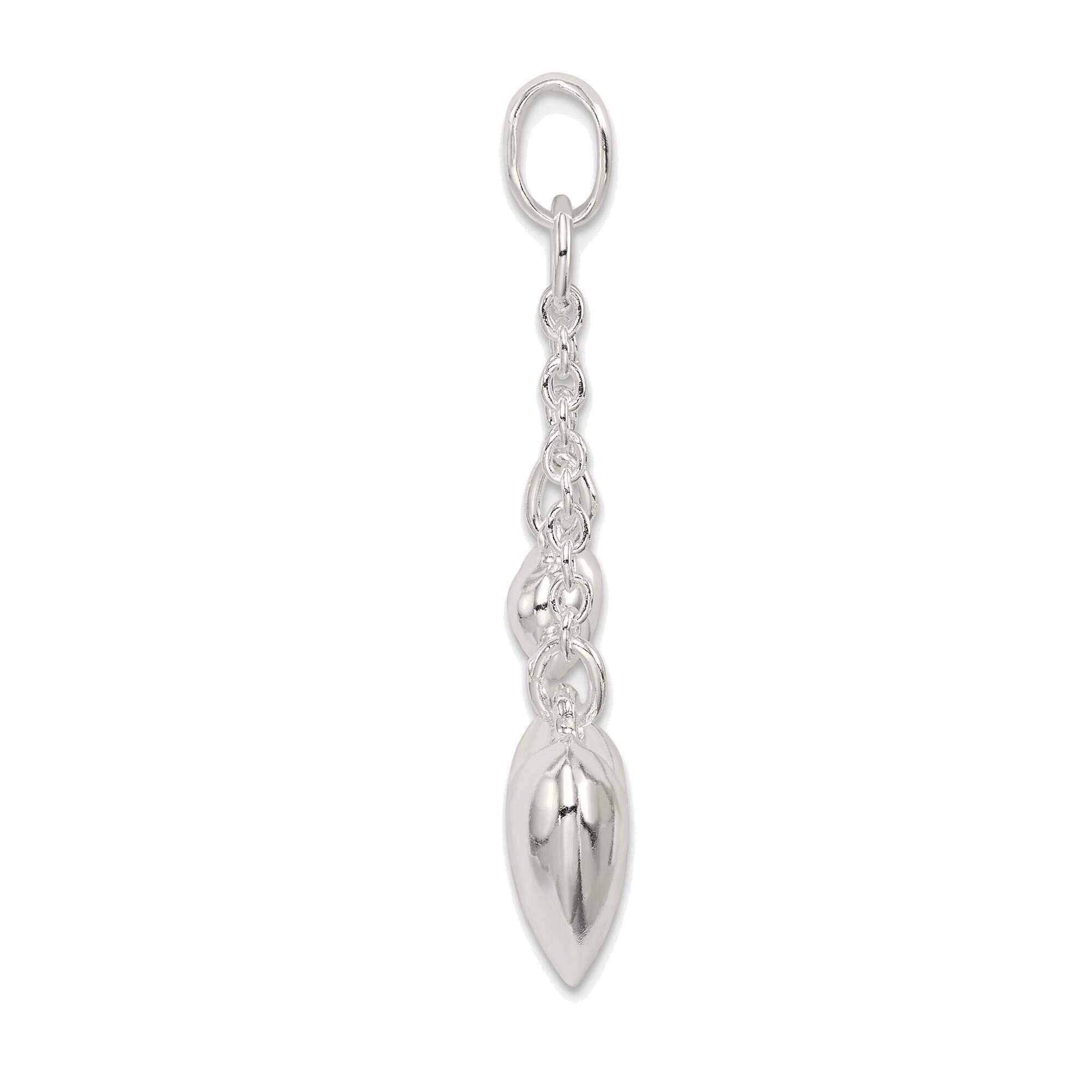 Sterling Silver Heart Pendant - Elegant Jewelry for Gifts & Daily Wear