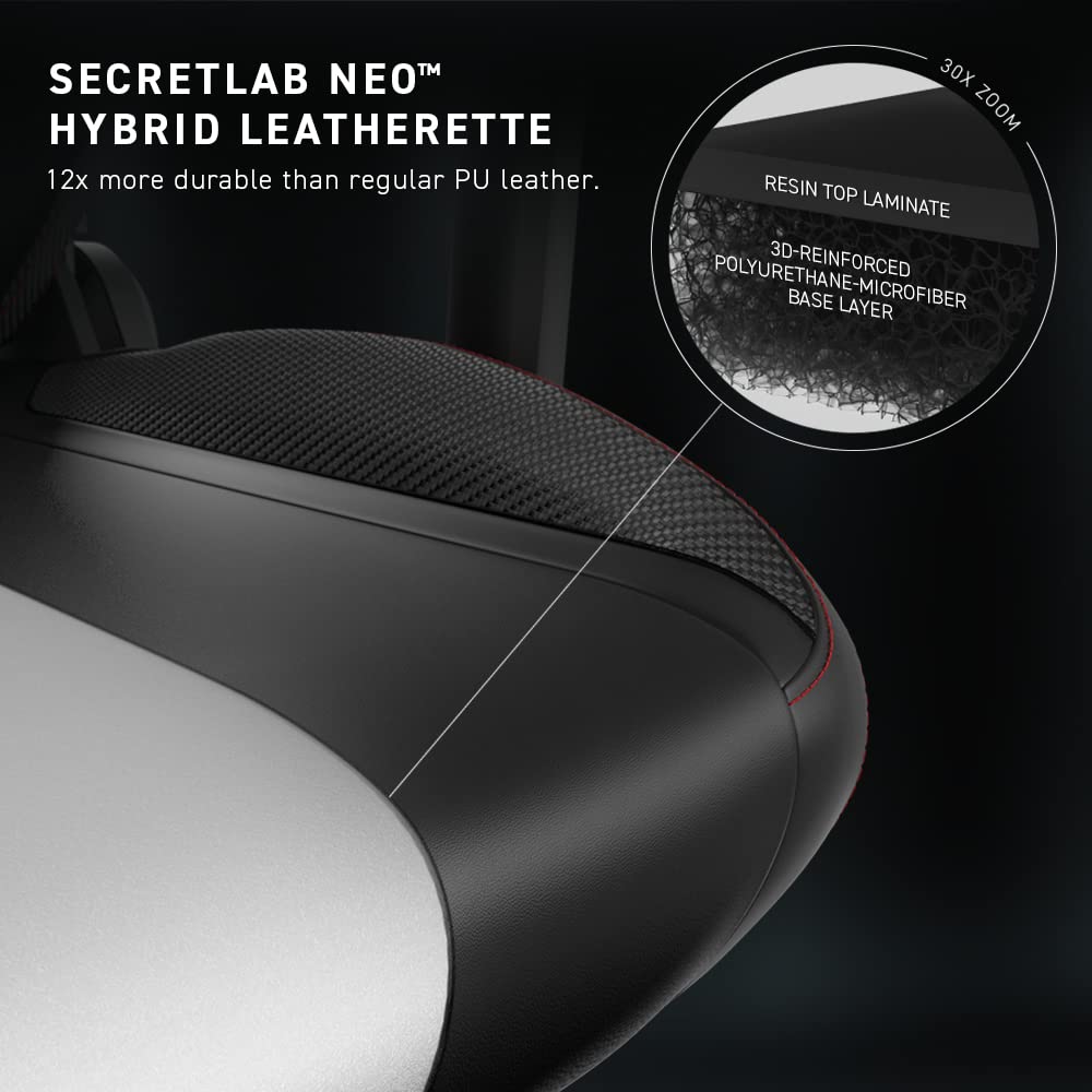 Secretlab Titan Evo Stealth Gaming Chair - Ergonomic Reclining Computer Chair with 4D Adjustable Armrests, Magnetic Memory Foam Head Pillow & 4-Way Lumbar Support - Black PU Leather - Perfect for Gaming, Office Work & Home Use