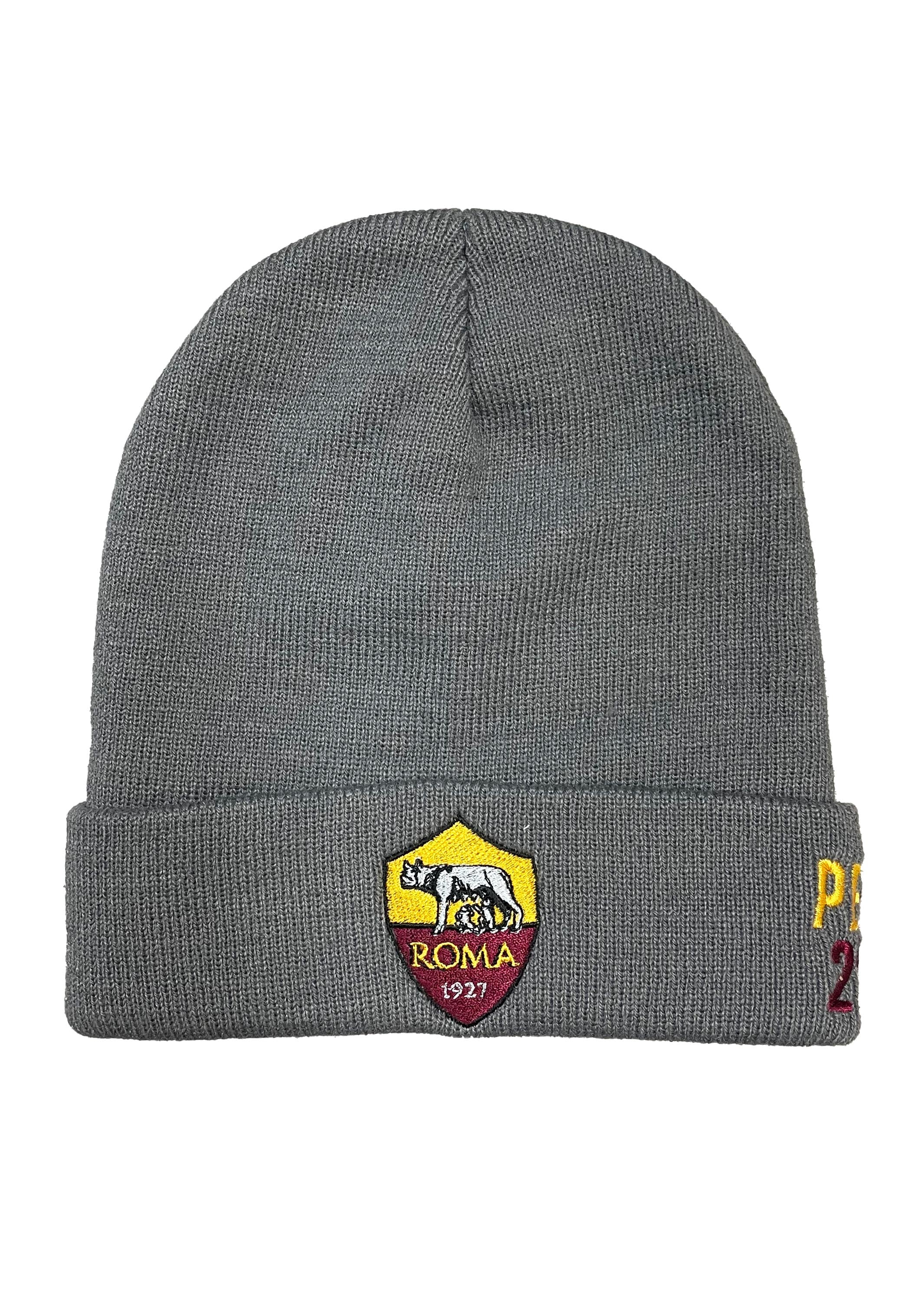 AS Roma Perth Tour Beanie - Official Football Team Winter Hat for Men & Women - Perfect for Cold Weather, Soccer Games & Fan Support