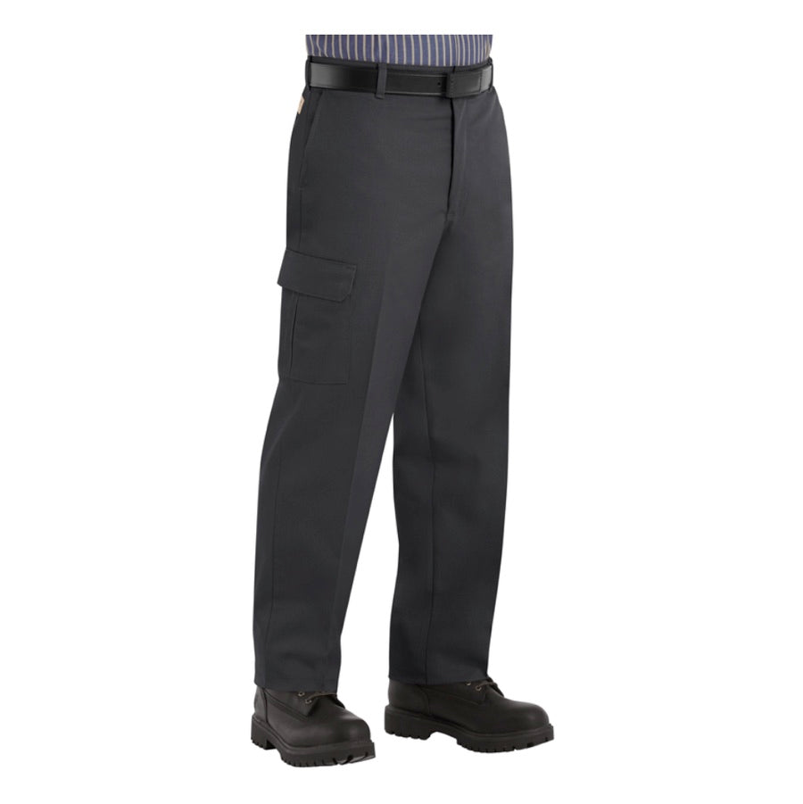 Red Kap Men's Cargo Work Pants PT88BK - Durable Black Utility Pants for Construction, Landscaping & Outdoor Work | Heavy-Duty Workwear with Multiple Pockets