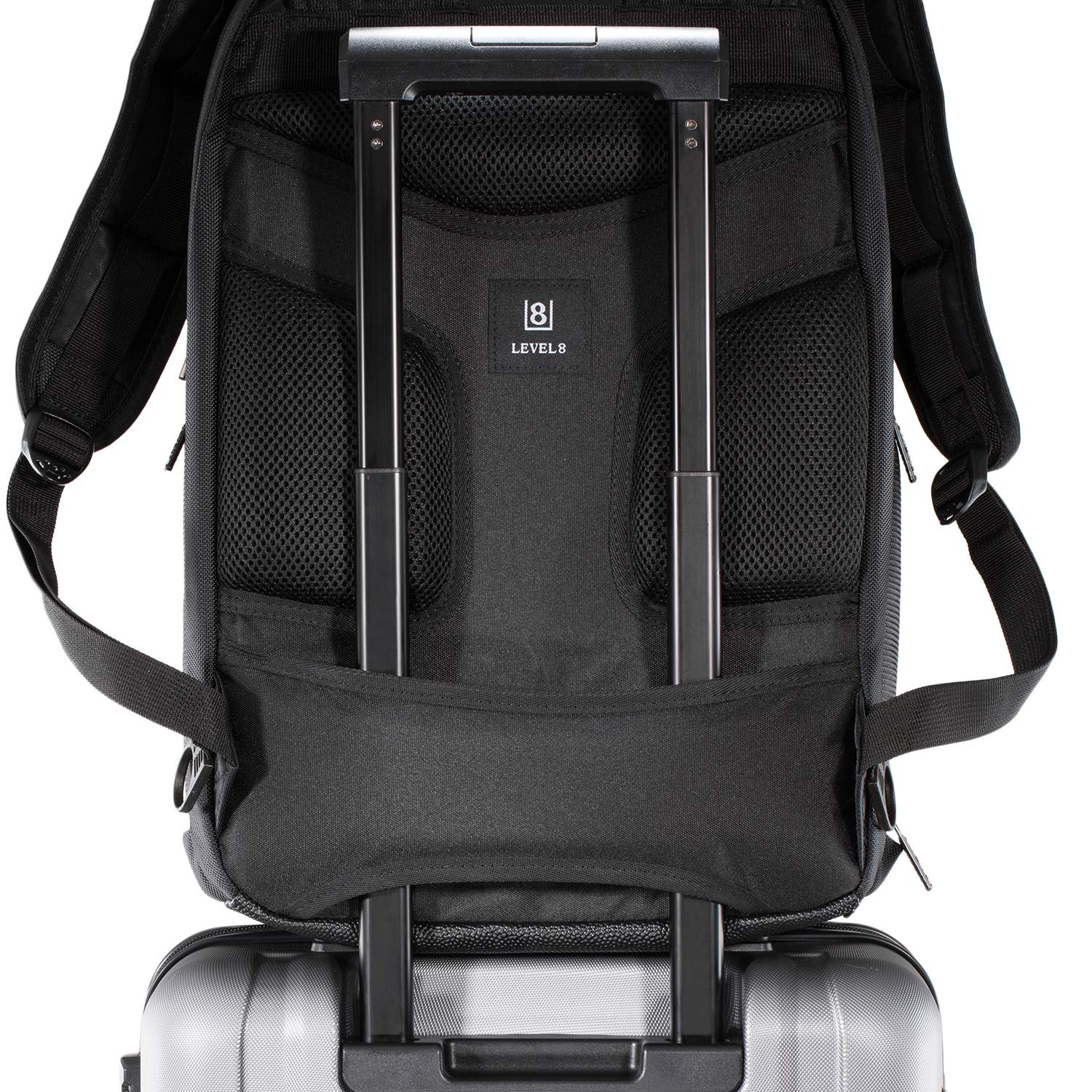LEVEL8 Laptop Backpack for Work & Travel - Fits 15.6