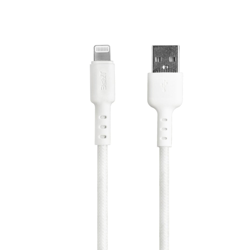 3sixT Durable USB A to Lightning Cable 1.2m (4ft) - Fast Charging & Data Sync for iPhone 14/13/12/11/X/8 - Perfect for Home, Office & Travel Use