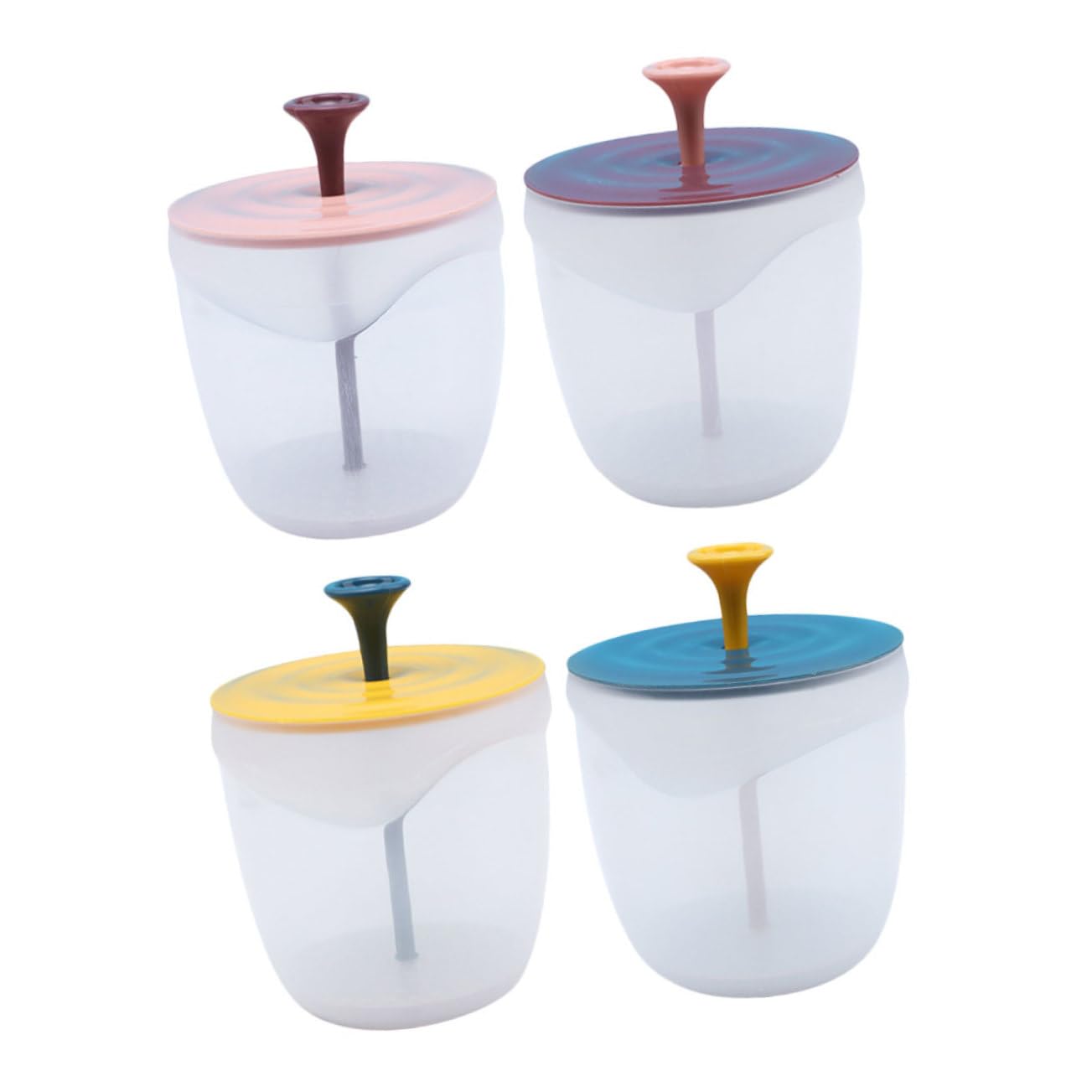 4pcs Facial Bubble Maker Bottle - Travel Size Foaming Cup for Face Cleansing | Easy to Use Whipped Bubble Maker | Perfect for Skincare Routine & Travel Essentials
