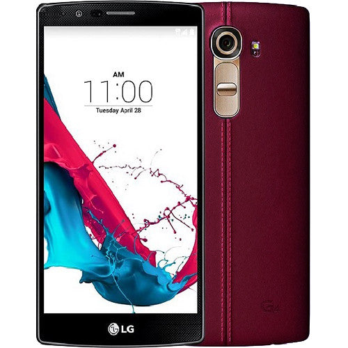 LG G4 32GB Unlocked Smartphone - Genuine Leather Brown (GSM Compatible) for Business & Travel | Fast Performance & Premium Design