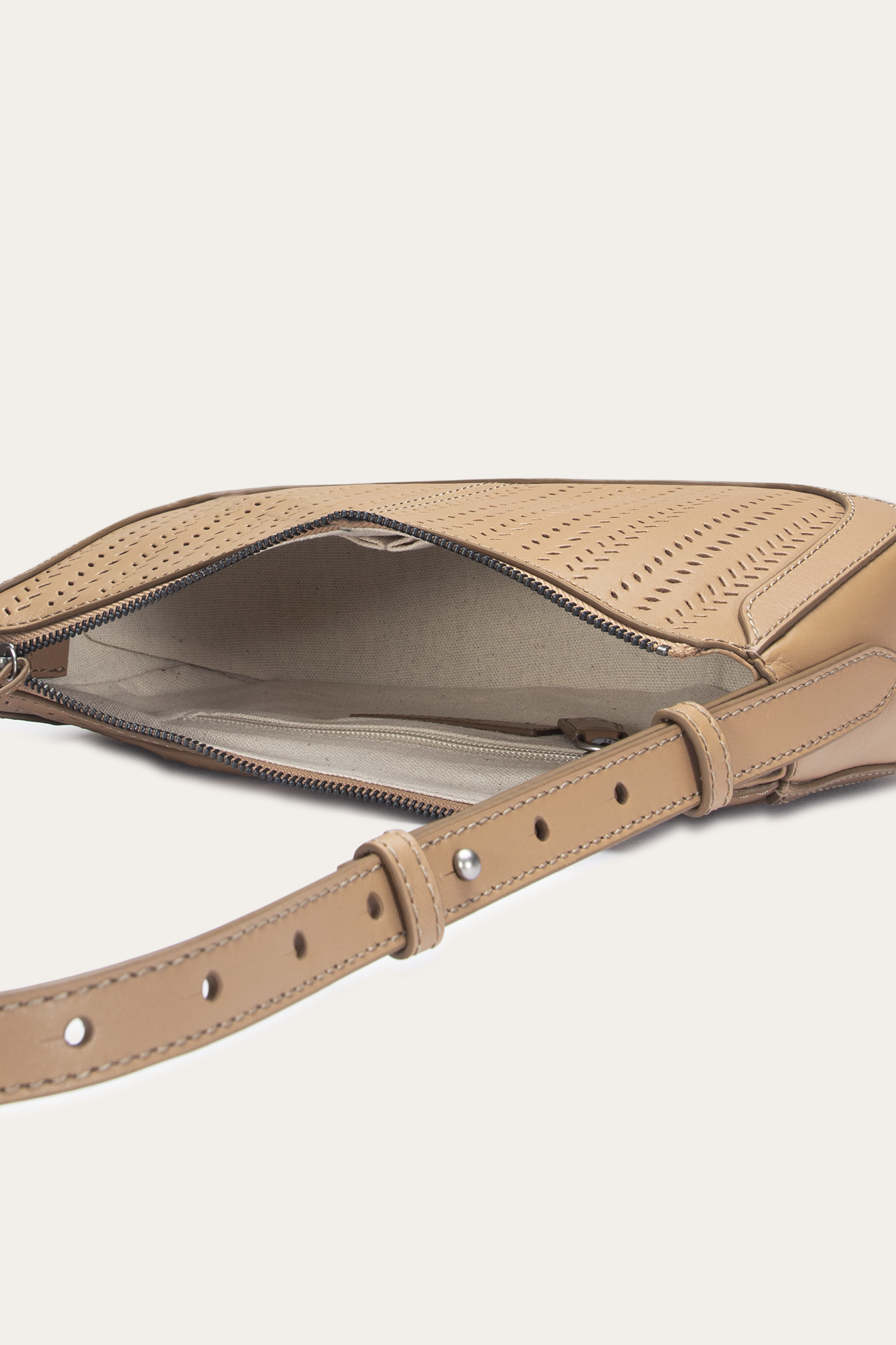 Stella Baguette Beige Crossbody Bag - Elegant & Stylish Handbag for Women | Perfect for Work, Travel & Everyday Use
