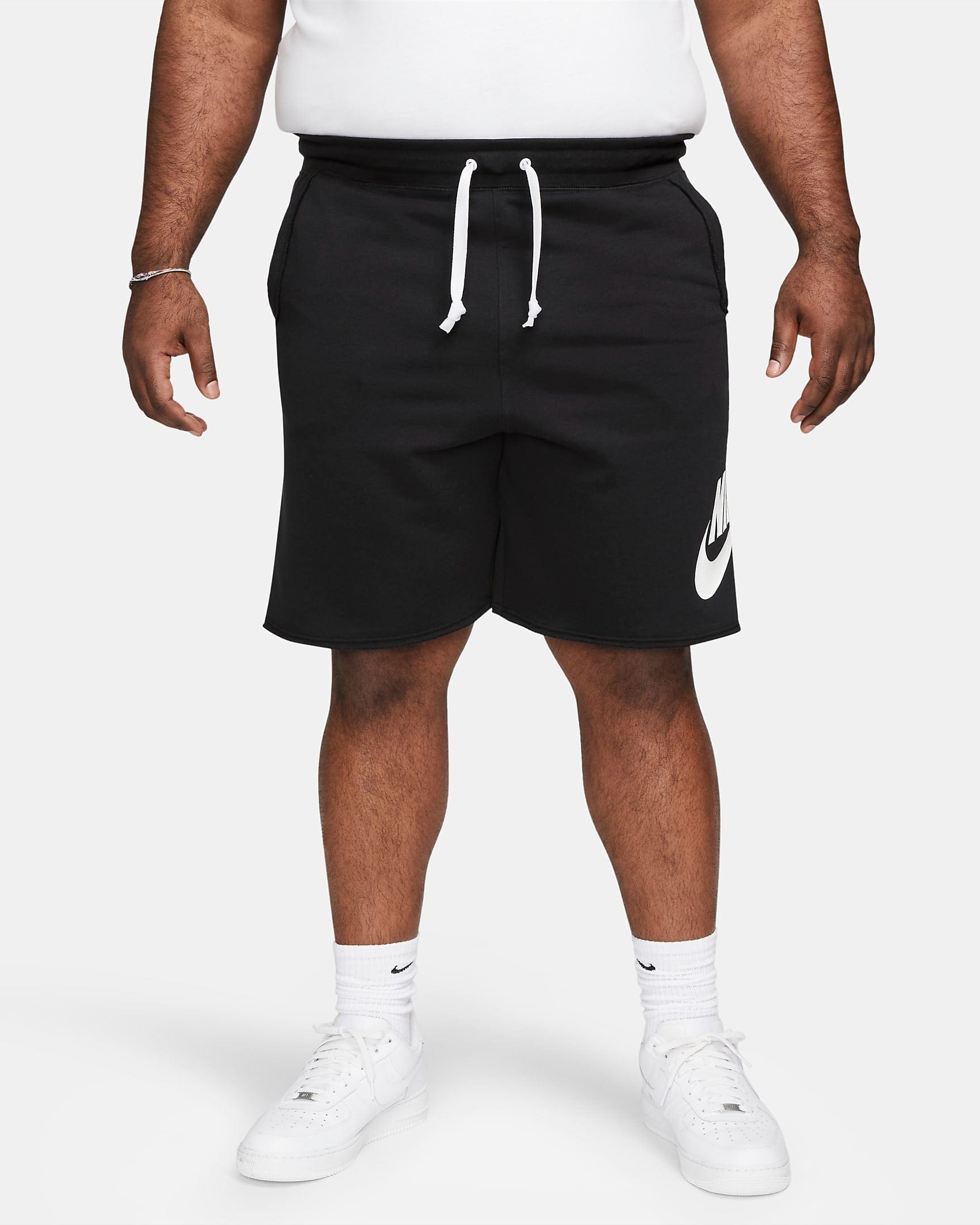 French Terry Alumni Shorts for Men - Comfortable Cotton Lounge Shorts with Elastic Waistband - Perfect for Gym, Running, and Casual Wear