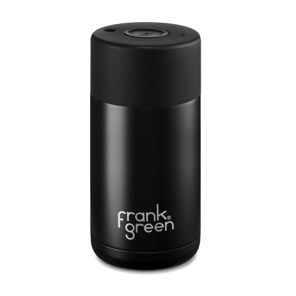 Frank Green Ceramic Travel Mug - Insulated Reusable Coffee Cup with Lid, Leak-Proof & Eco-Friendly - Perfect for Office, Commuting & Outdoor Adventures
