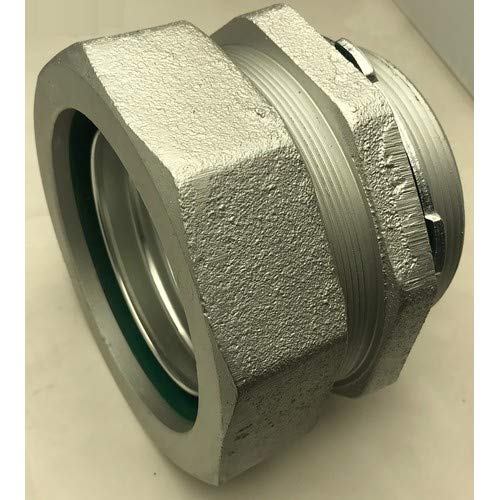 Appleton ST-400 4-Inch Liquid Tight Conduit Fitting, Straight Malleable Iron Connector - Ideal for Electrical Wiring in Harsh Environments, Outdoor Installations & Industrial Applications