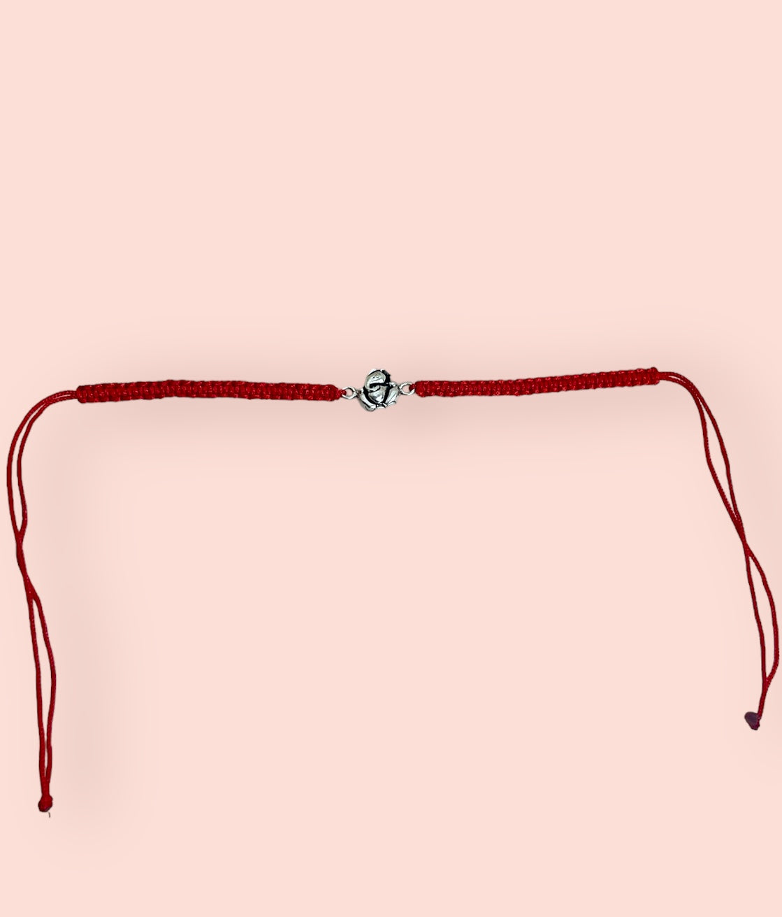 Avanish Silver Rakhi - Elegant Traditional Indian Bracelet for Raksha Bandhan, Siblings Gift, Festival Celebration