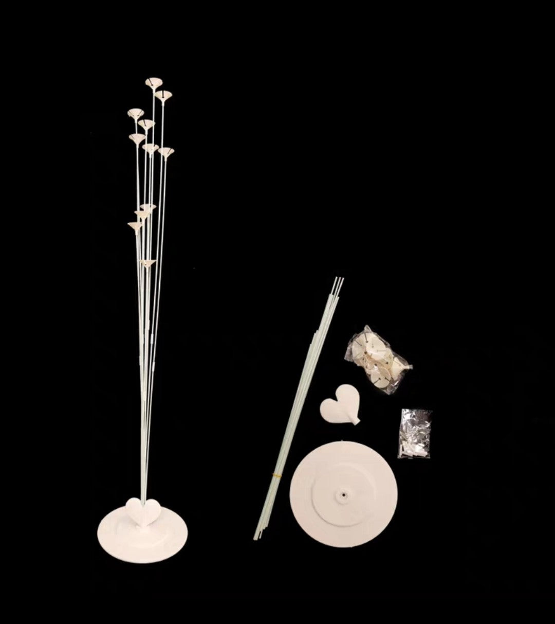 Balloon Stand - Heavy Duty Balloon Holder for Parties, Weddings & Events - Durable & Adjustable Balloon Display Stand for Decorations - Perfect for Birthday, Baby Shower & Celebration Decor