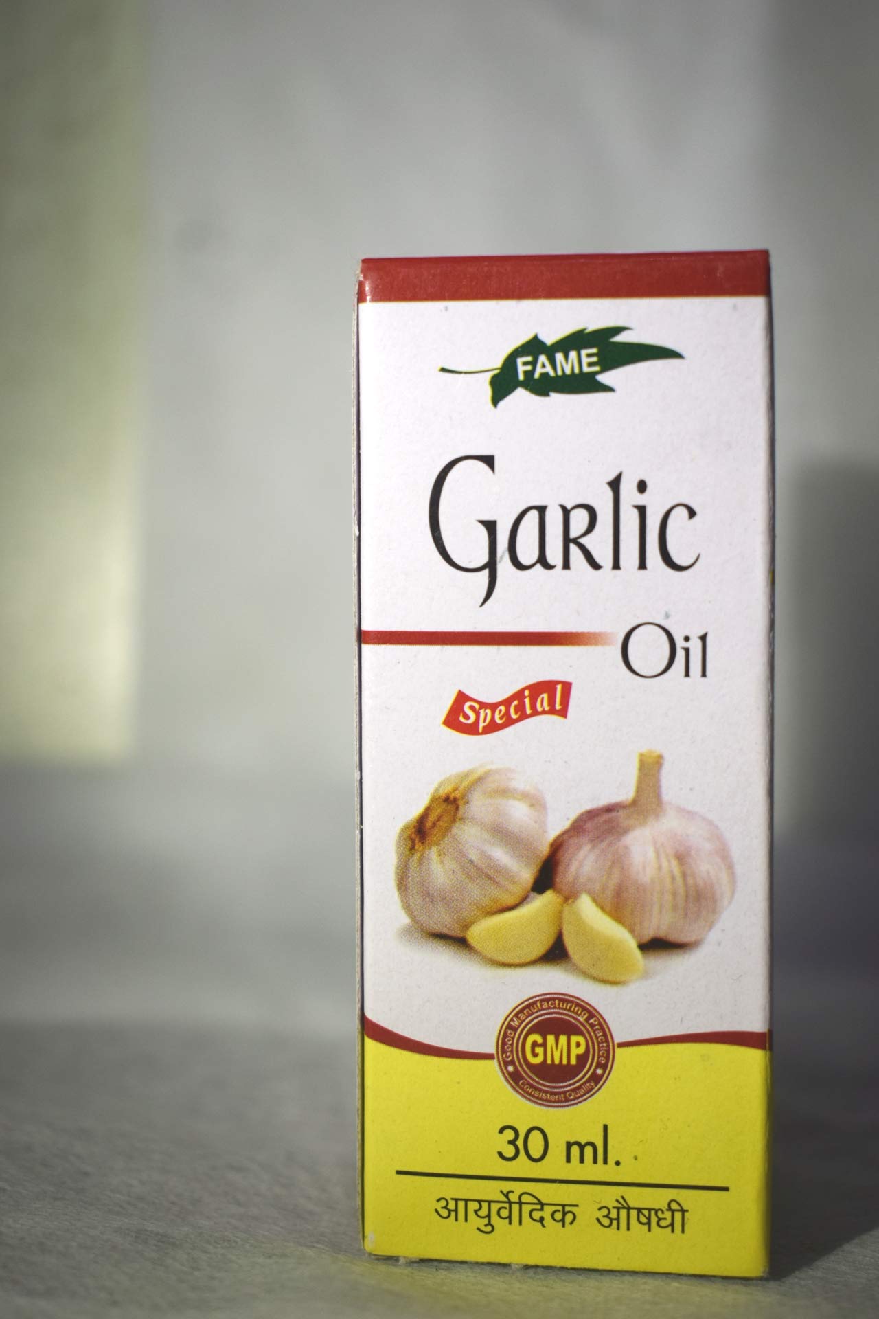 Organic Garlic (Adrak) Oil 30ml - Pure Cold Pressed for Hair Growth & Skin Care - Perfect for Aromatherapy, Massage & Cooking