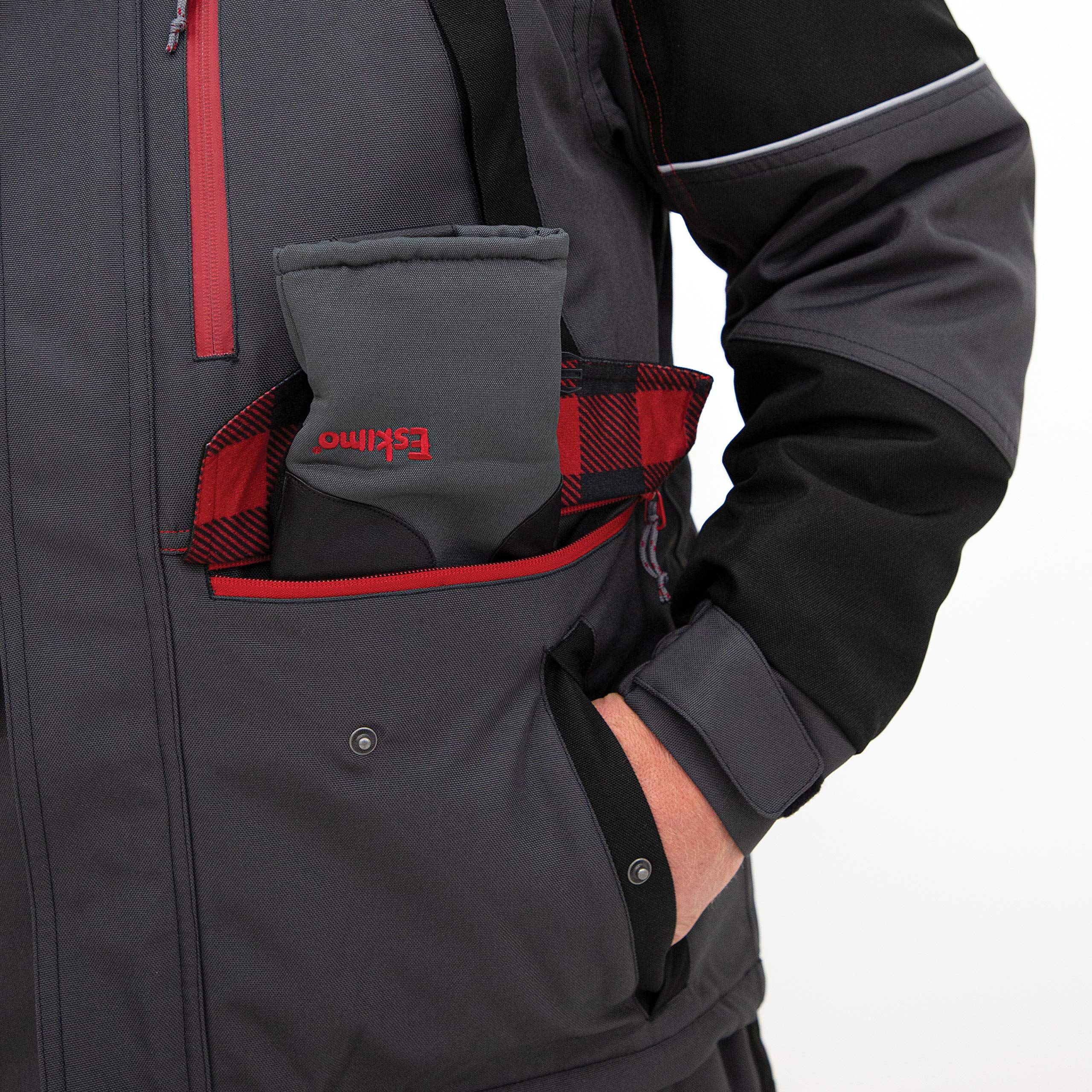 Eskimo Men's Keeper Insulated Winter Jacket - Waterproof Windproof Warm Coat for Outdoor Activities, Hunting & Snow Sports