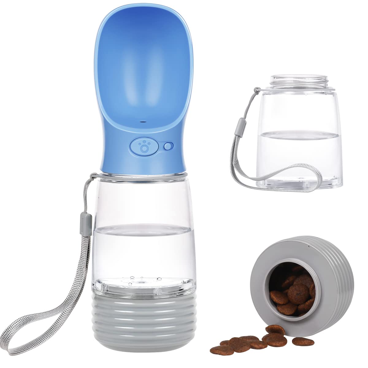 Yicostar 12OZ Portable Dog Water Bottle - Leak Proof Pet Water Dispenser for Dogs & Cats - Perfect for Walking, Hiking, Travel & Outdoor Adventures - Keep Your Pet Hydrated On The Go