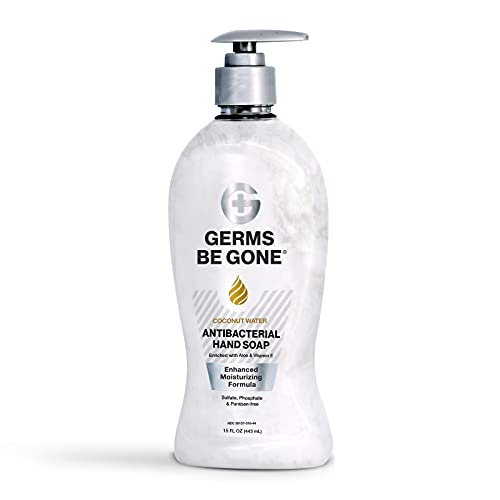 Germs Be Gone - Aloe & Vitamin E Liquid Hand Soap with Coconut Water, Deep Cleansing & Moisturizing Formula, 15 Oz (Pack of 120) - Perfect for Homes, Offices, Schools & Public Restrooms