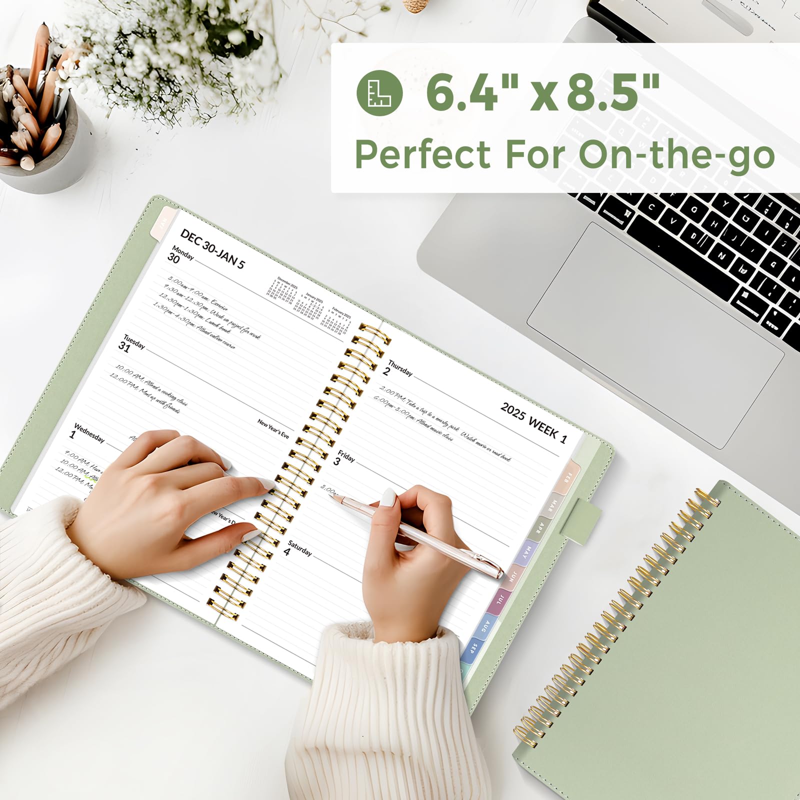 2025 Weekly & Monthly Planner - 6.4