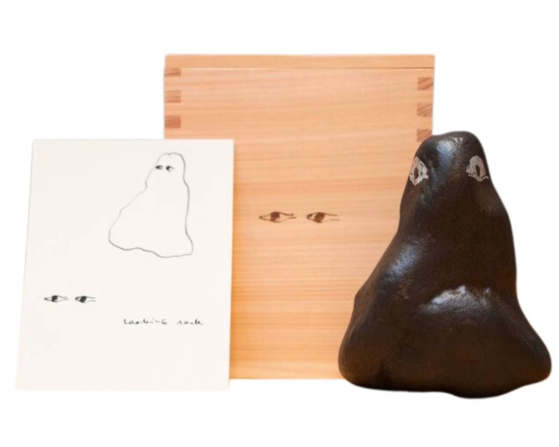 Marina Abramović Little Rock Looking You - Contemporary Art Sculpture for Home Decor & Office Display