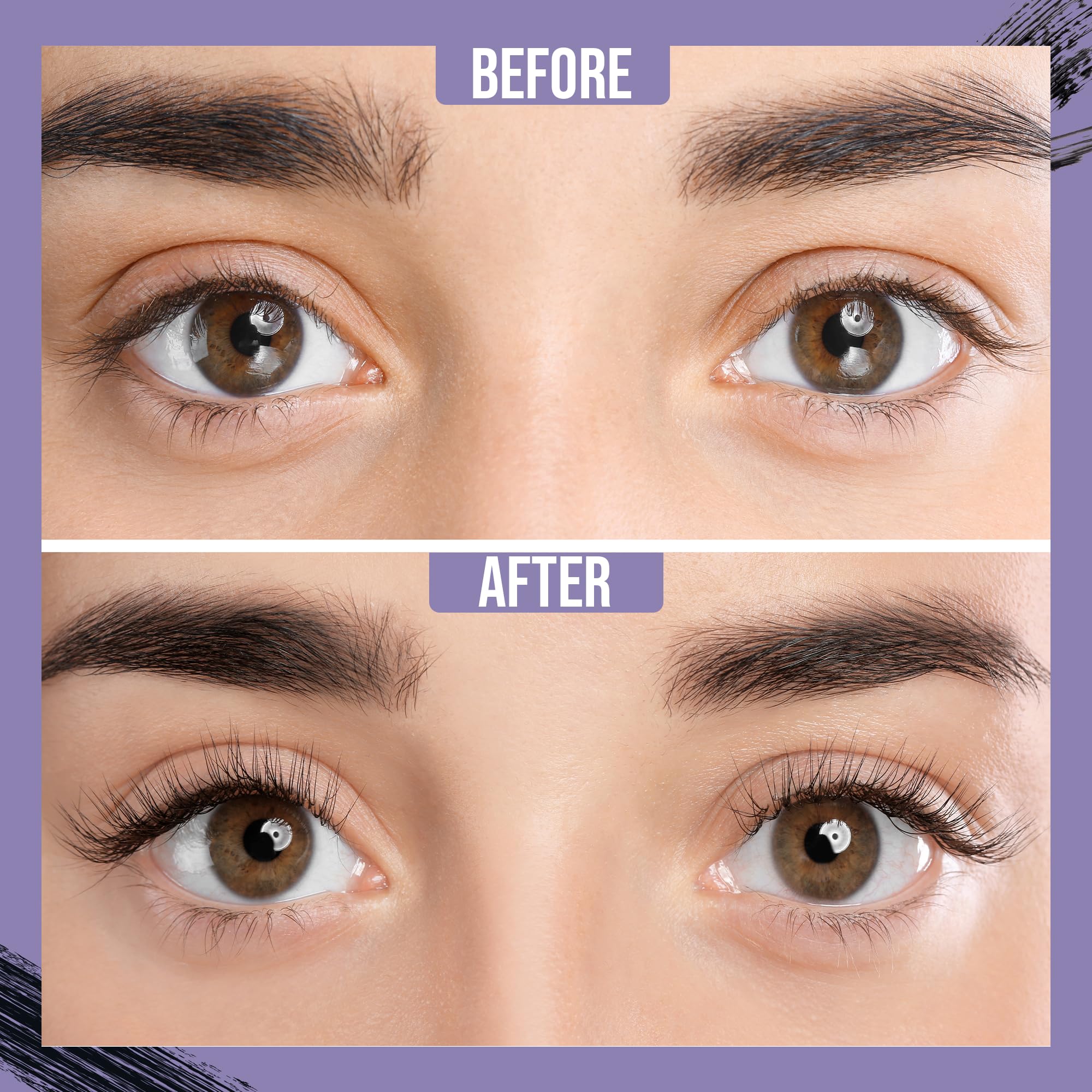 Hilary Rhoda Extreme Lashes Mascara - Volumizing & Lengthening Waterproof Mascara, 12ml | Clump-Free, Smudge-Proof & Long Lasting Formula | Perfect for Daily Wear, Special Occasions & Active Lifestyles