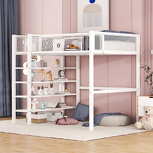 White With 4 Shelves