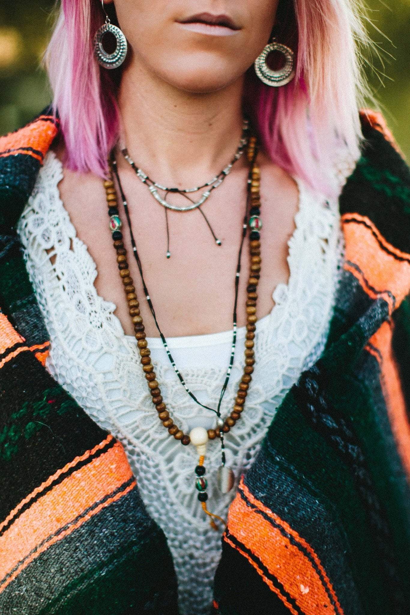 Handmade Hill Tribe Silver Earrings - Authentic Tribal Jewelry for Women - Perfect for Boho, Festival & Everyday Wear