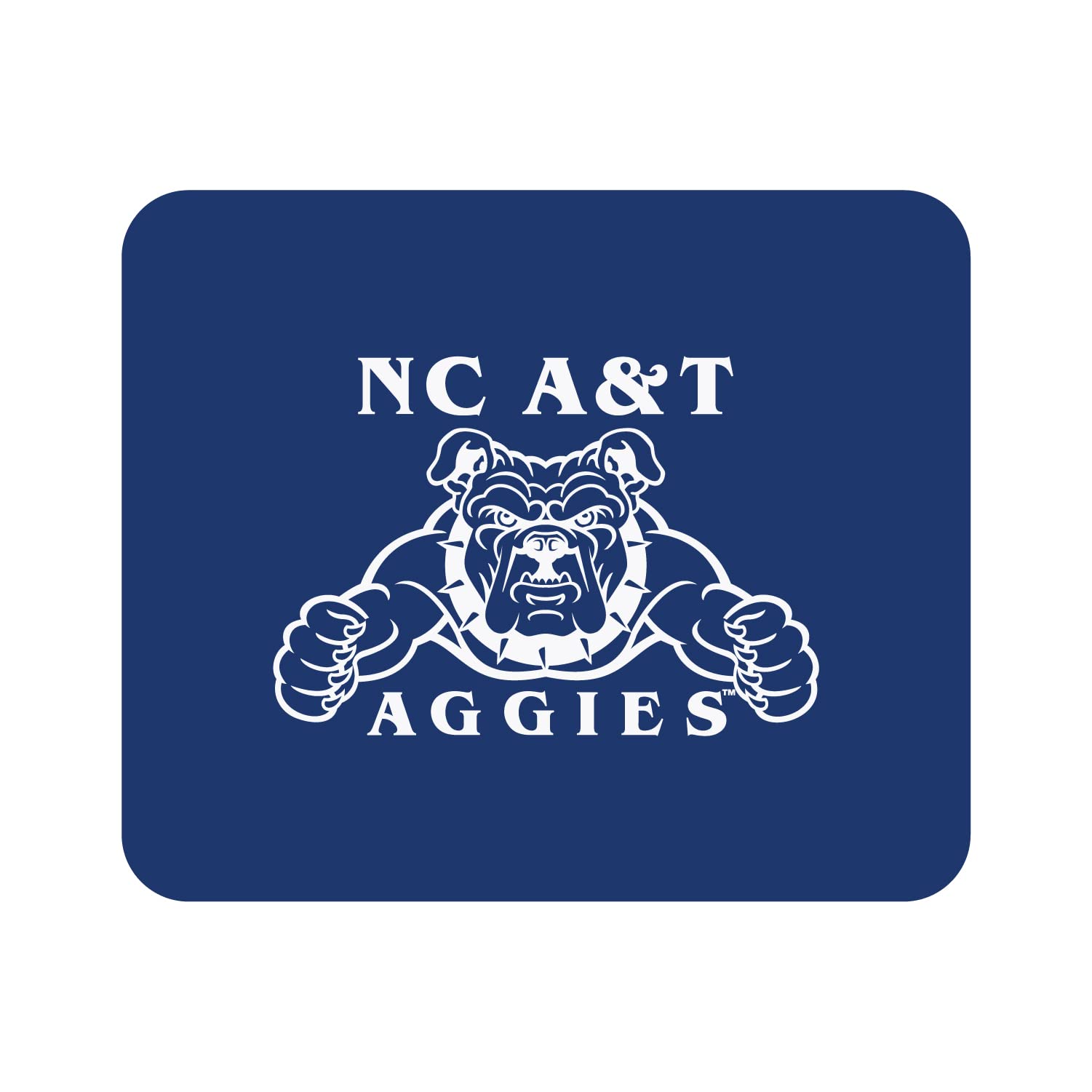 OTM Essentials North Carolina A&T State University Fabric Mouse Pad - Standard Size Desk Accessory for Gaming & Office Use - Classic Design for Computers, Laptops, and Workstations
