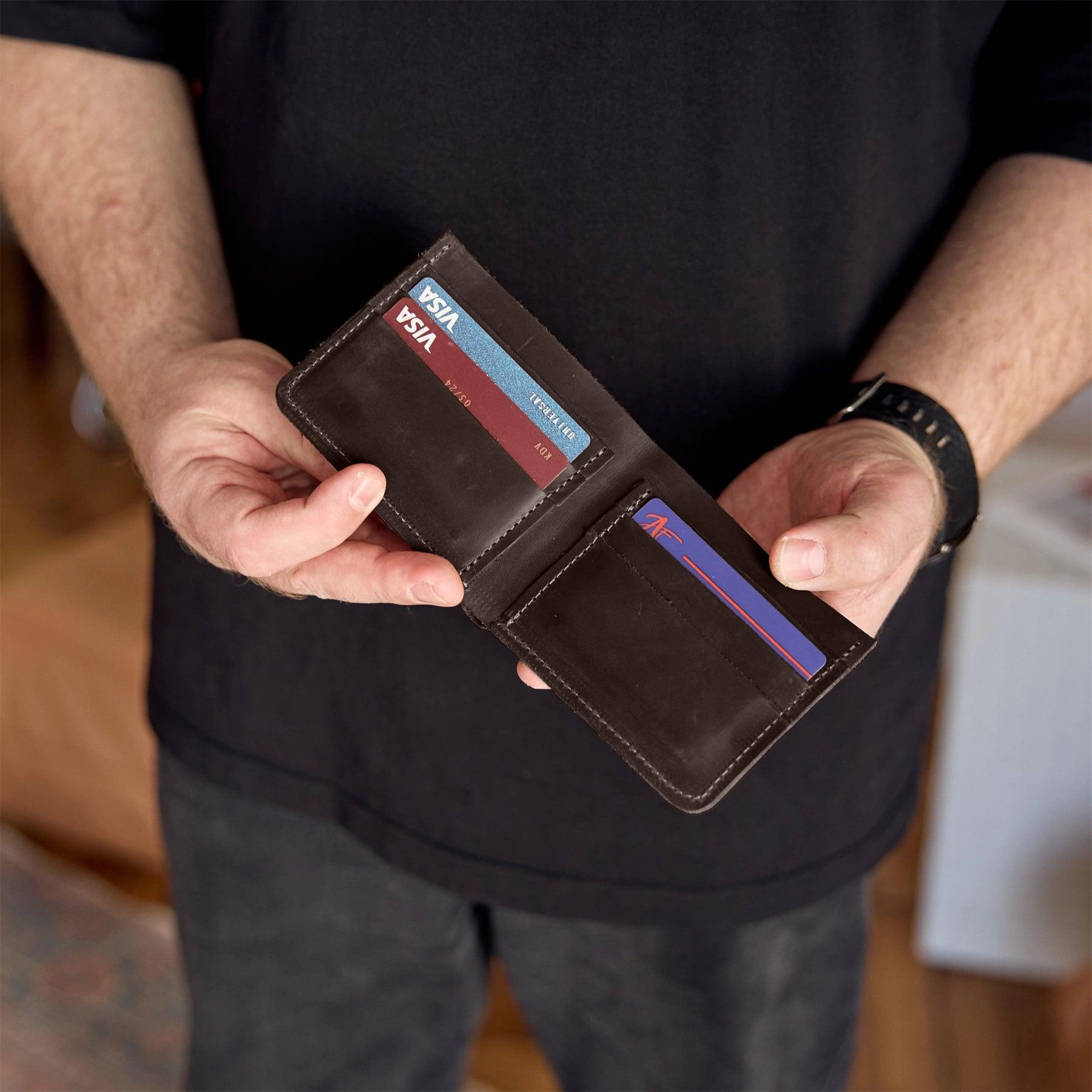 Premium Genuine Leather Wallet for Men - RFID Blocking, Slim & Stylish Design - Perfect for Everyday Use, Travel, and Business (Limited Time Offer)