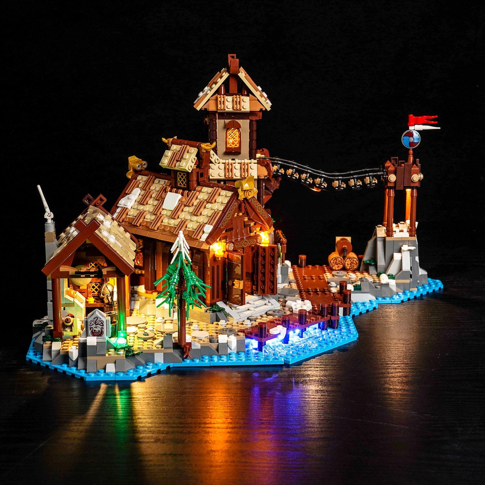 LEGO Ideas Viking Village 21343 Lighting Kit - LED Light Set for LEGO Building Models - Perfect for Home Decoration, Display & Gift Giving
