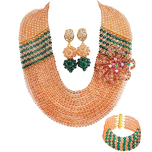Peach and Army Green