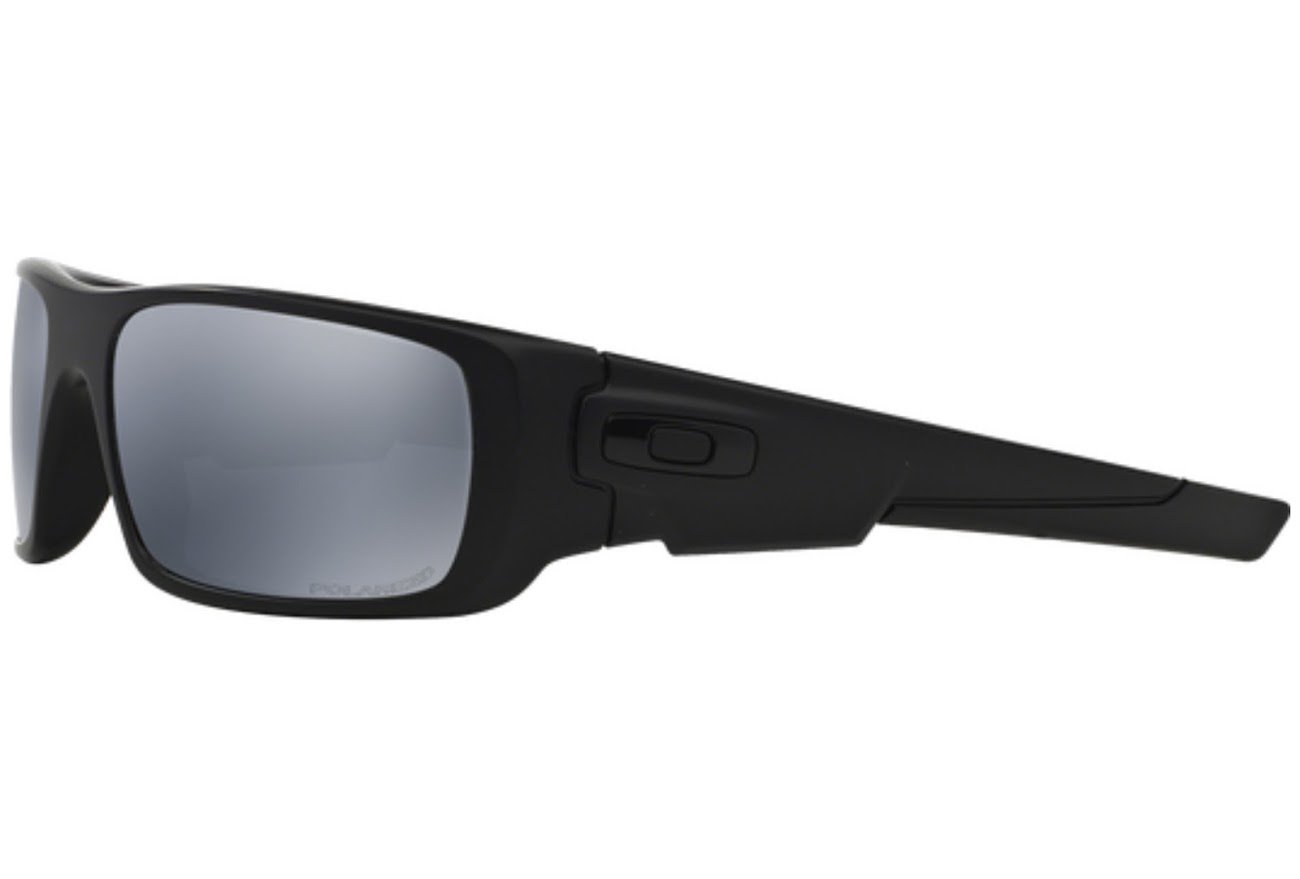 Black Frame Sunglasses with Black Iridium Polarized Lenses (60MM) - UV Protection for Outdoor Sports, Driving & Beach Activities