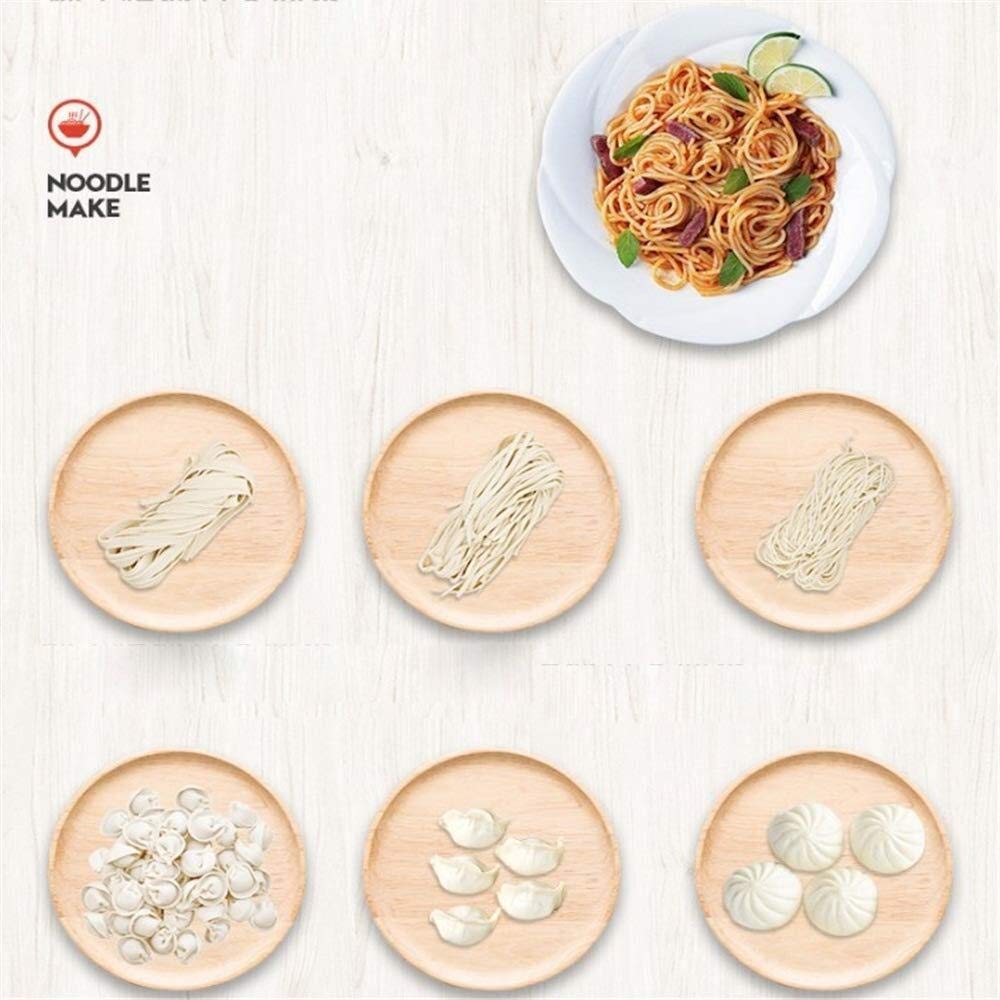 Electric Pasta Maker Machine 100W - LIJCC Automatic Pasta Noodle Maker for Spaghetti, Fettuccini & Lasagna - Kitchen Pasta Press with 3 Stainless Steel Discs - Perfect for Italian Cuisine, Family Dinners & Restaurant Use