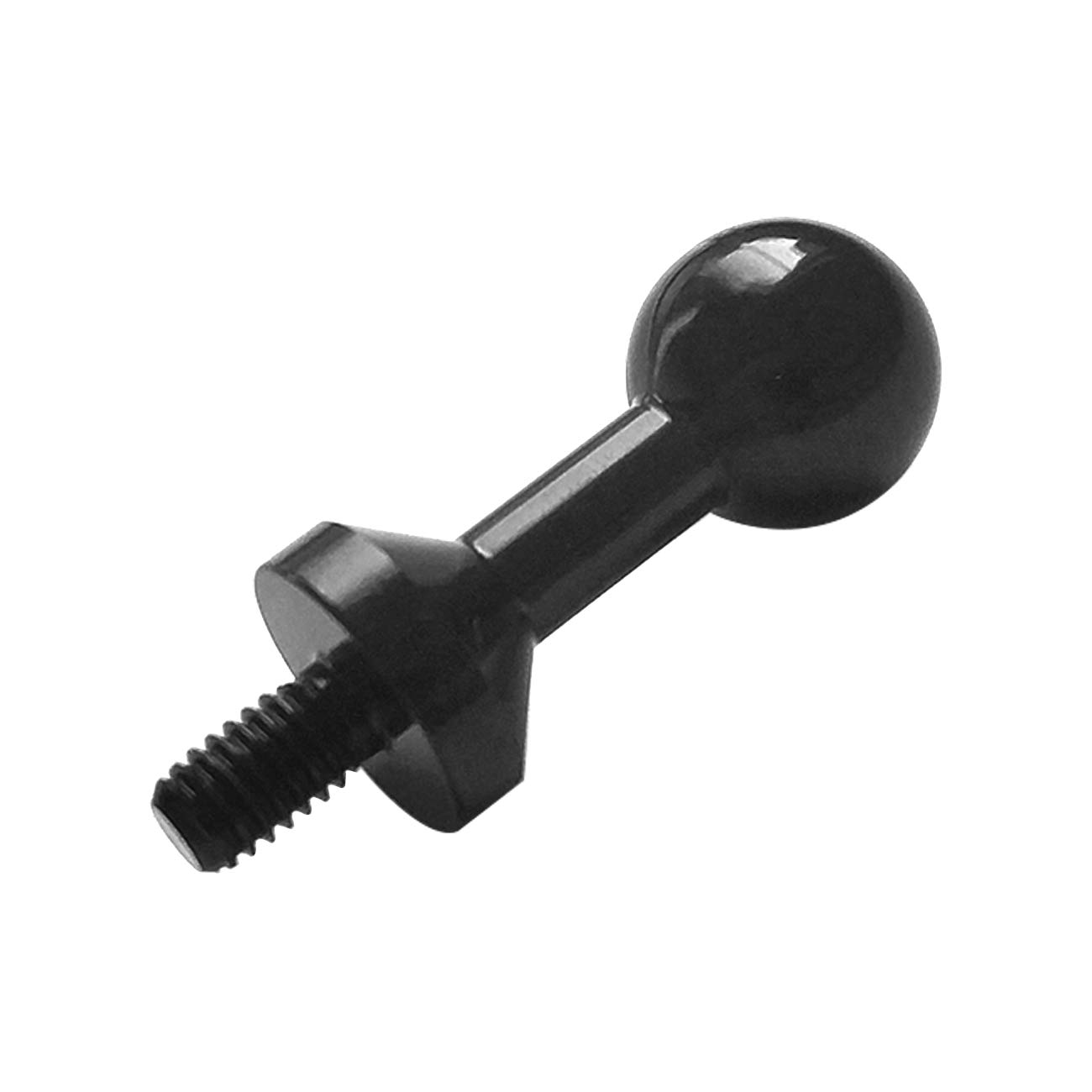 Black Motorcycle Flag Pole Topper (1 Pair) - Secure Screw for Flagpole - Riding & Camping