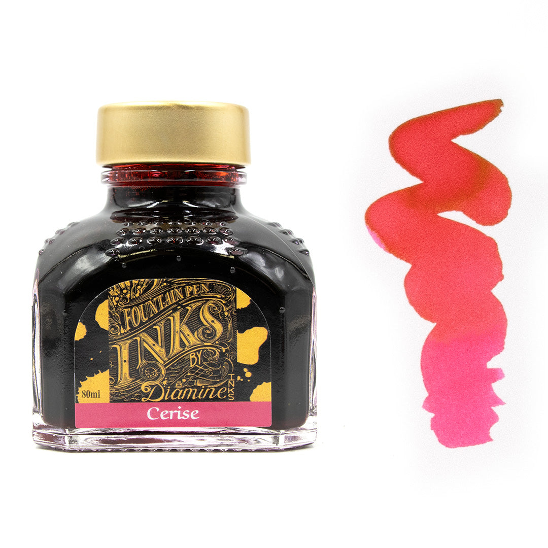 Premium Diamine Ink Bottle 80ml - Vibrant Fountain Pen Ink for Calligraphy, Journaling & Artistic Writing - Smooth Flow & Rich Colors